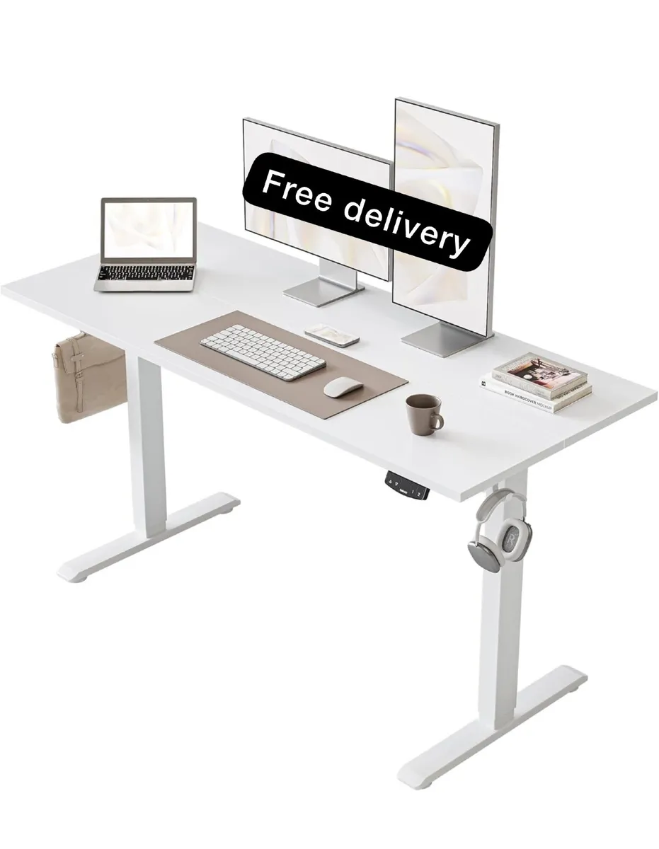Electric Standing Desk, 120 x 60 cm Height Adjusta - Image 1