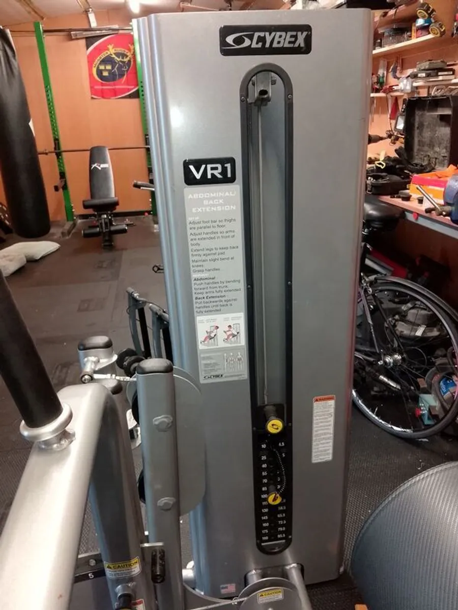 Cybex core strength abdominal/back extension cable machine gym - Image 1