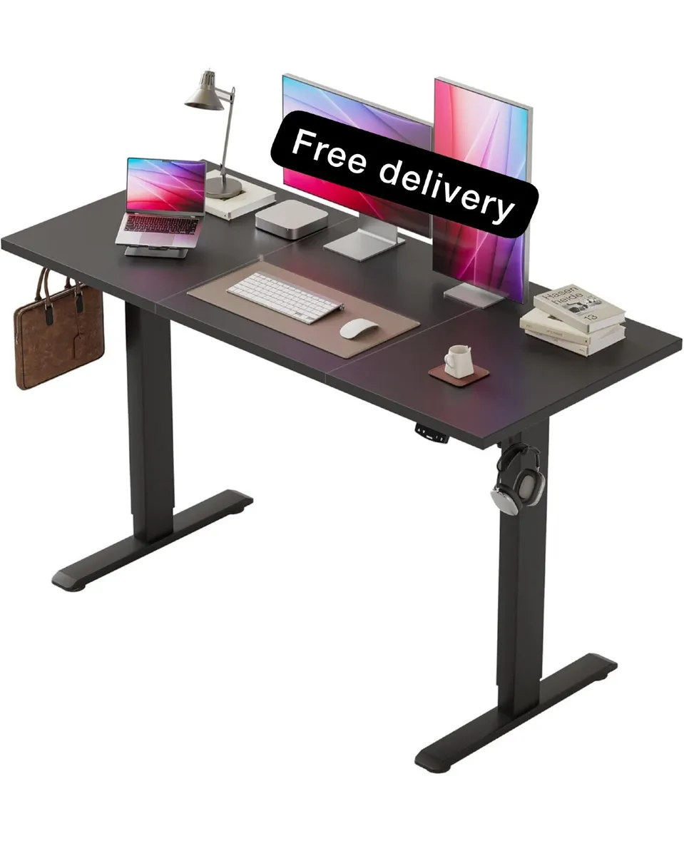 Electric Standing Desk, 120 x 60 cm Height Adjusta - Image 1
