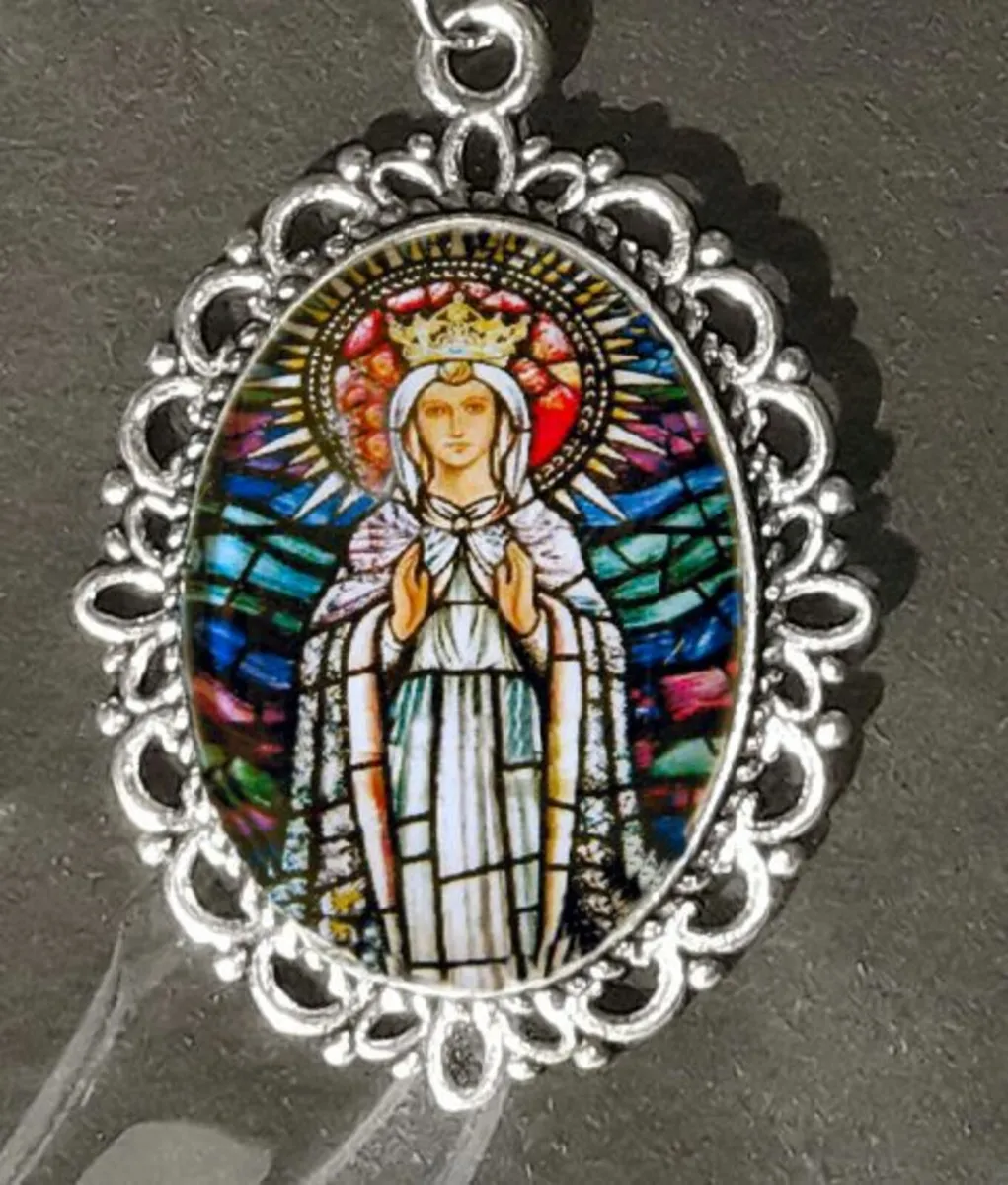 Our Lady Of Knock Pendant With Chain - Image 1
