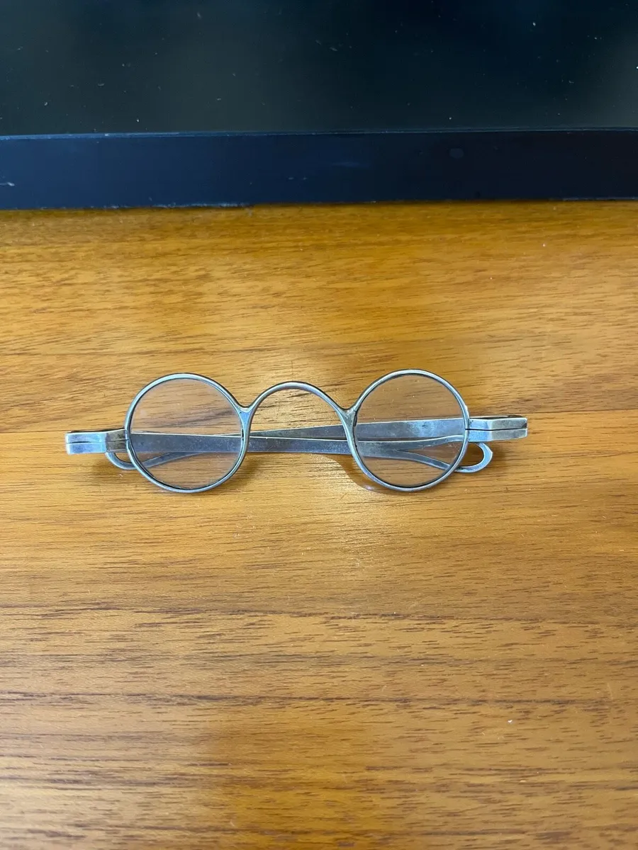 Antique 18th Century Silver Eye Glasses - Image 2