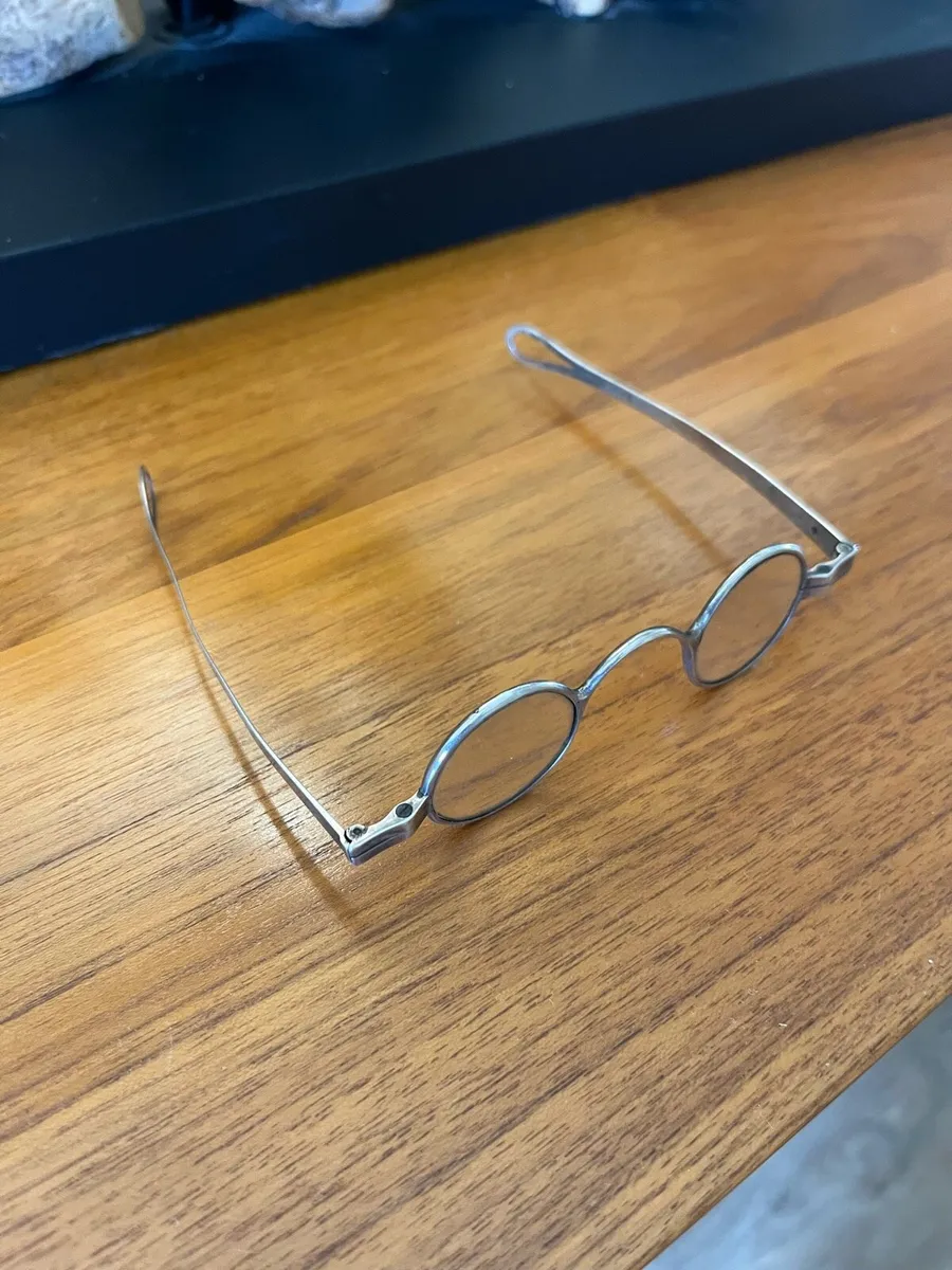 Antique 18th Century Silver Eye Glasses - Image 3