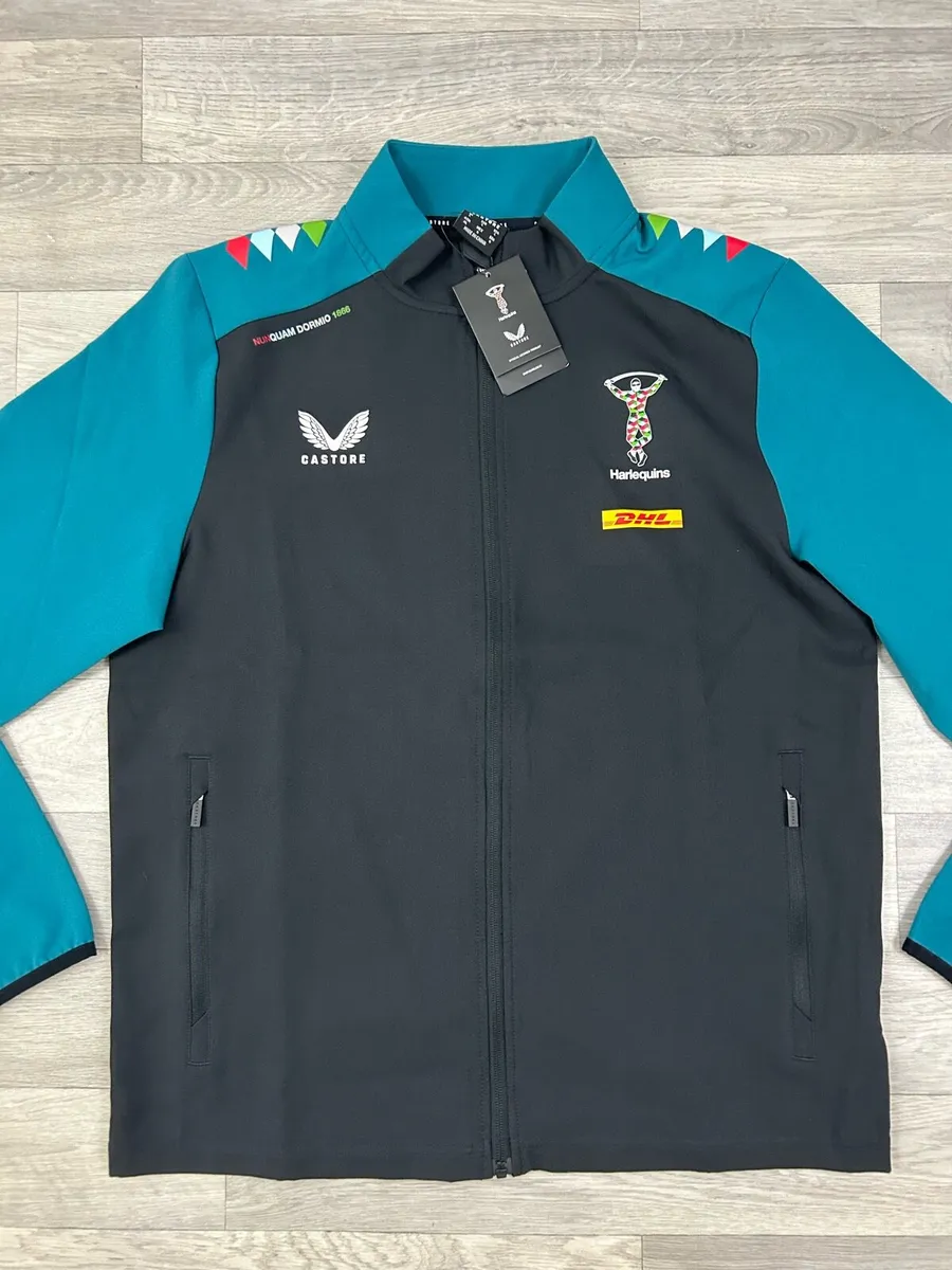 NEW Castore Harlequins Rugby Jacket Mens Large - Image 2