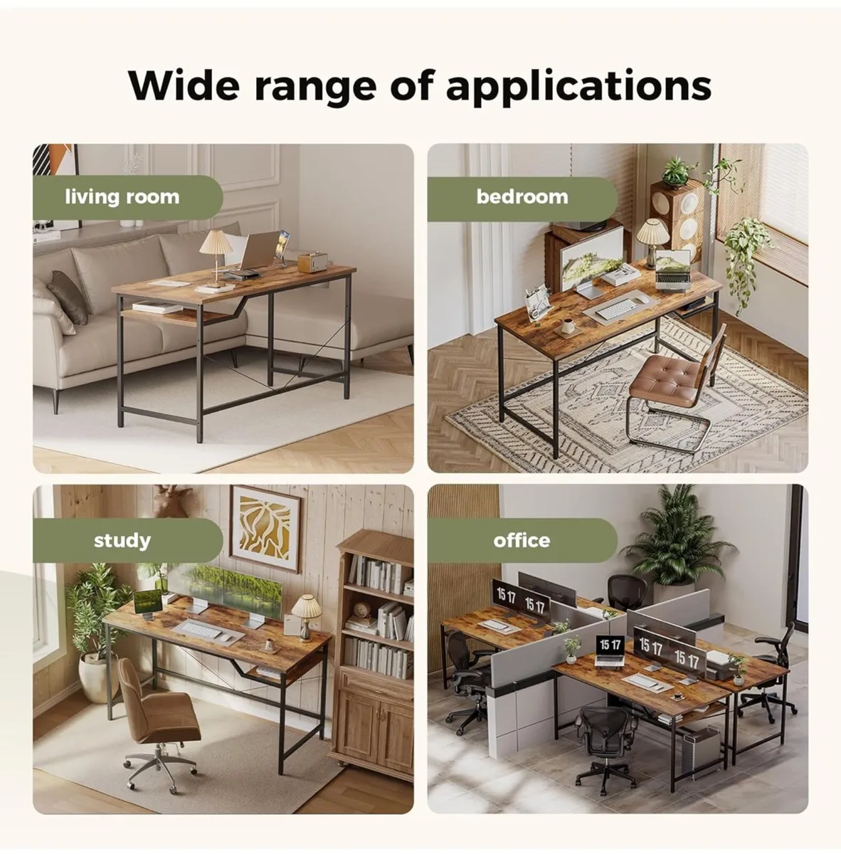 120 cm Computer Desk, Gaming Desk - Image 2