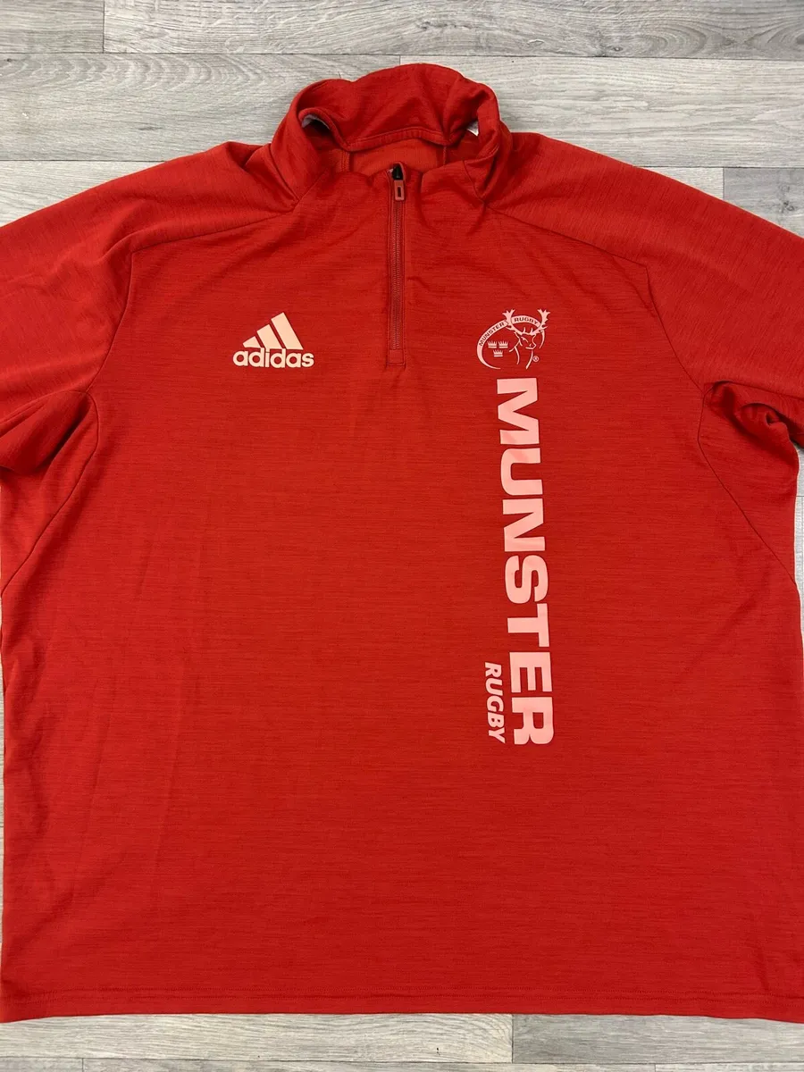 Adidas Munster Rugby Half Zip Jumper Mens 3XL - Image 2