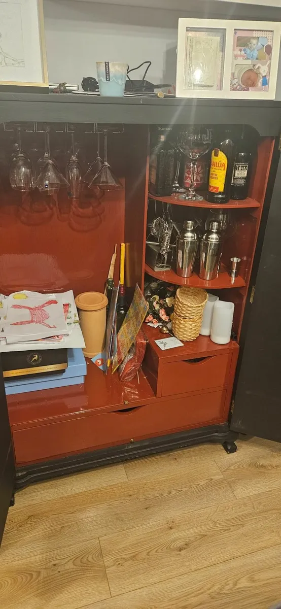 Vintage drinks and storage cabinet - Image 1