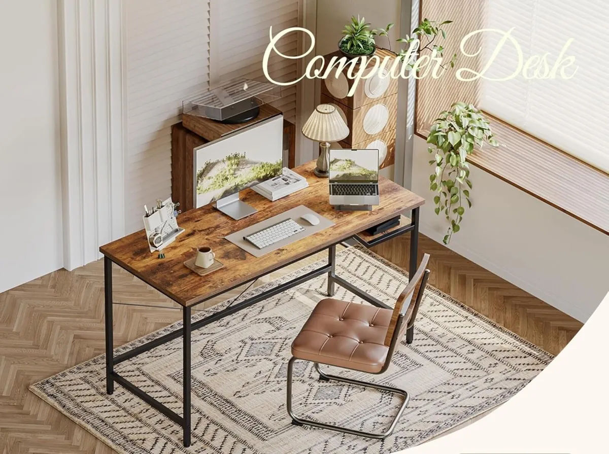 120 cm Computer Desk, Gaming Desk - Image 1