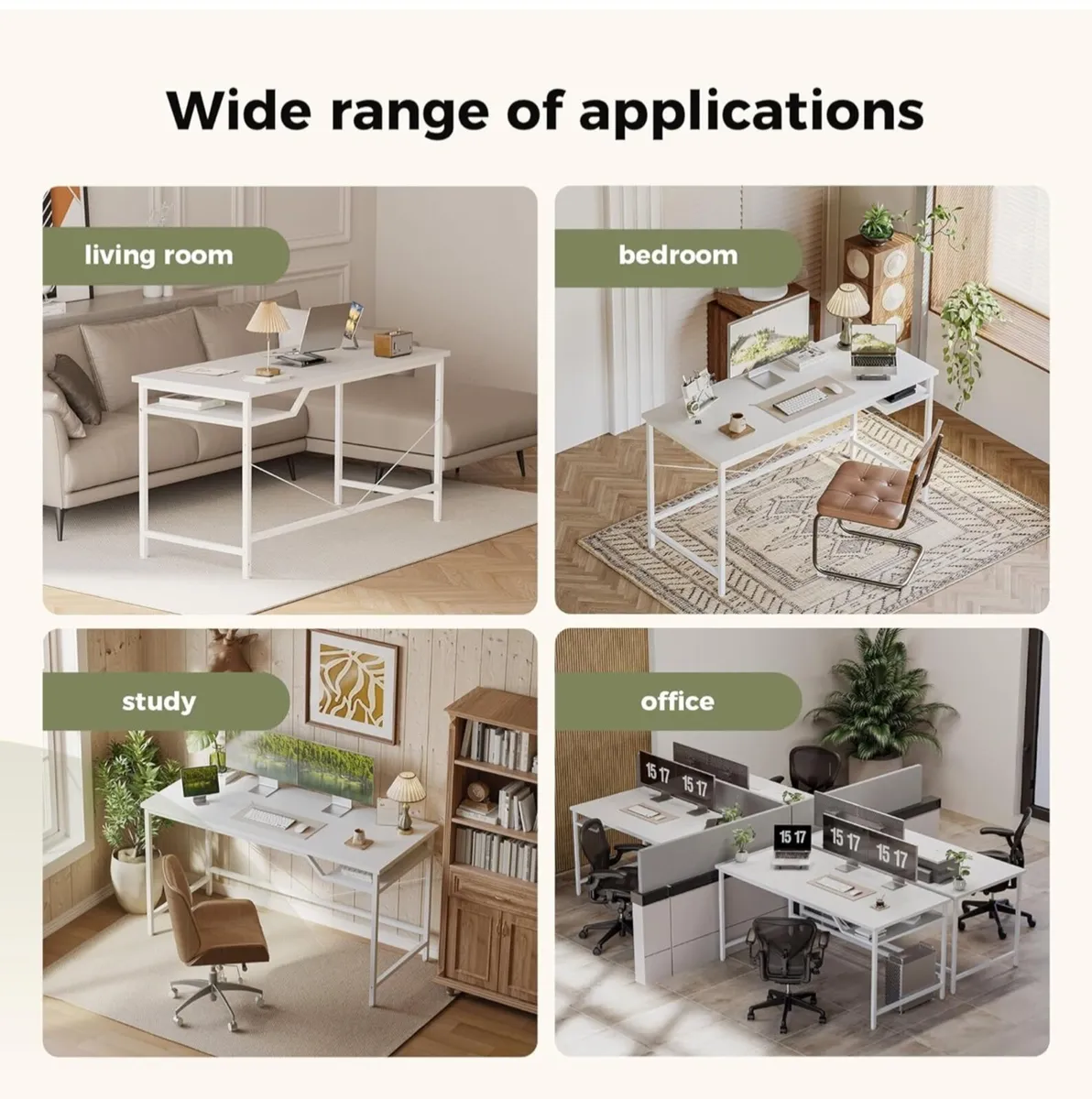 120 cm Computer Desk, Gaming Desk - Image 2