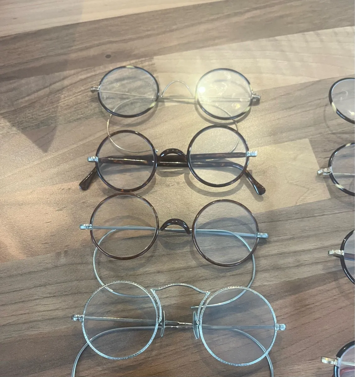 Collection of 1920s Eye Glasses some Gold Algha - Image 2