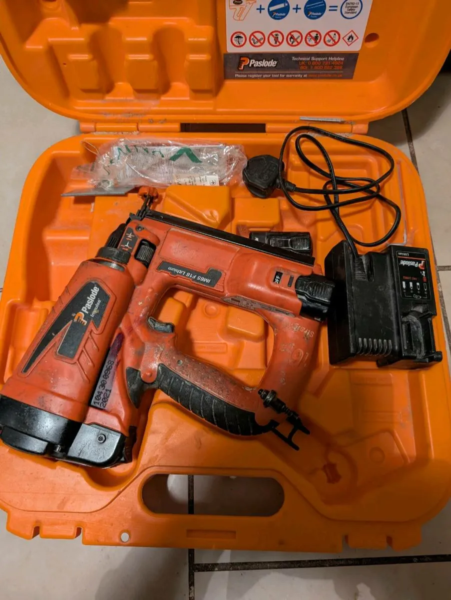 Paslode 16 gauge nail gun