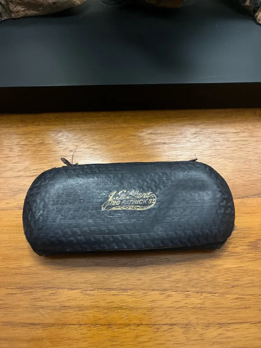 Antique Side Shielded Motoring Glasses Cork - Image 2