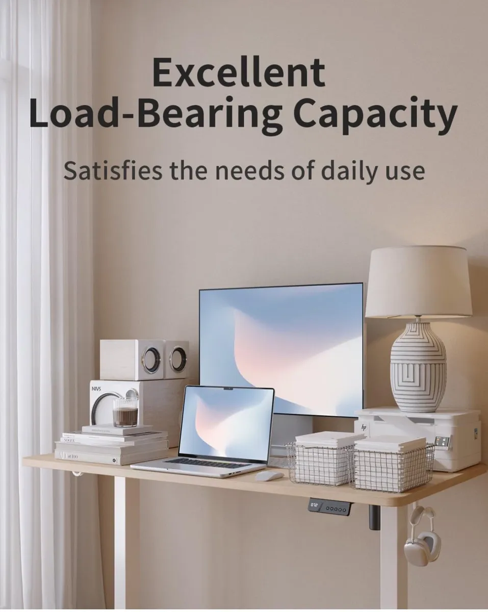 Electric Standing Desk For Gaming 100 x 60 cm Heig - Image 4