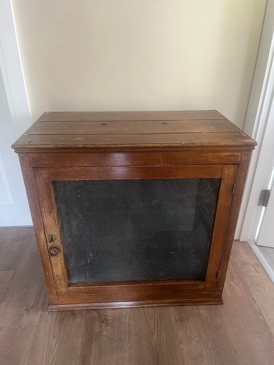 Antique Scumbled Pine Meat Locker - Image 3