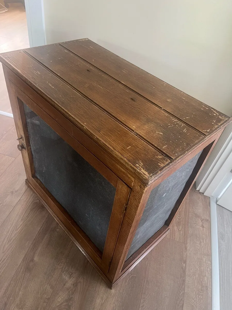 Antique Scumbled Pine Meat Locker - Image 4