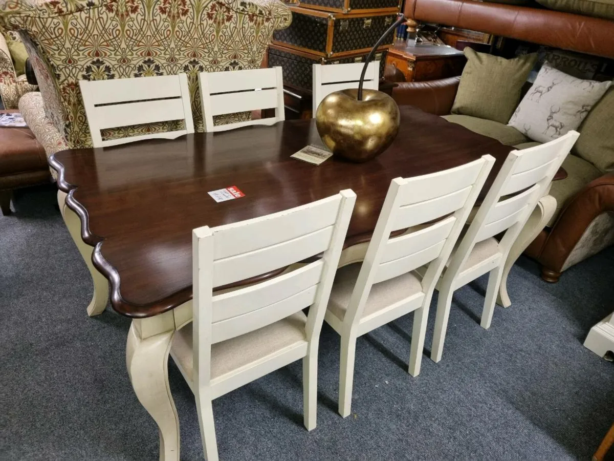 Mahogany table and chairs
