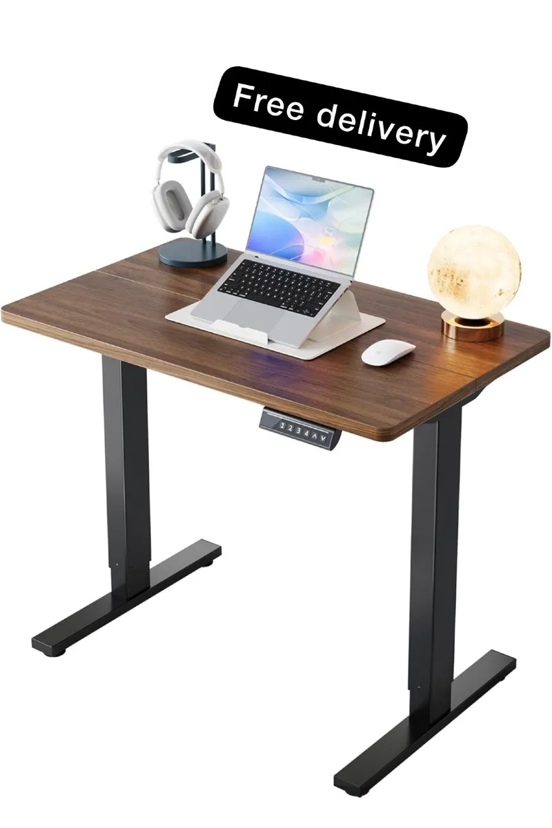 80 cm Electric Standing Desk Adjustable Height, 4 - Image 1