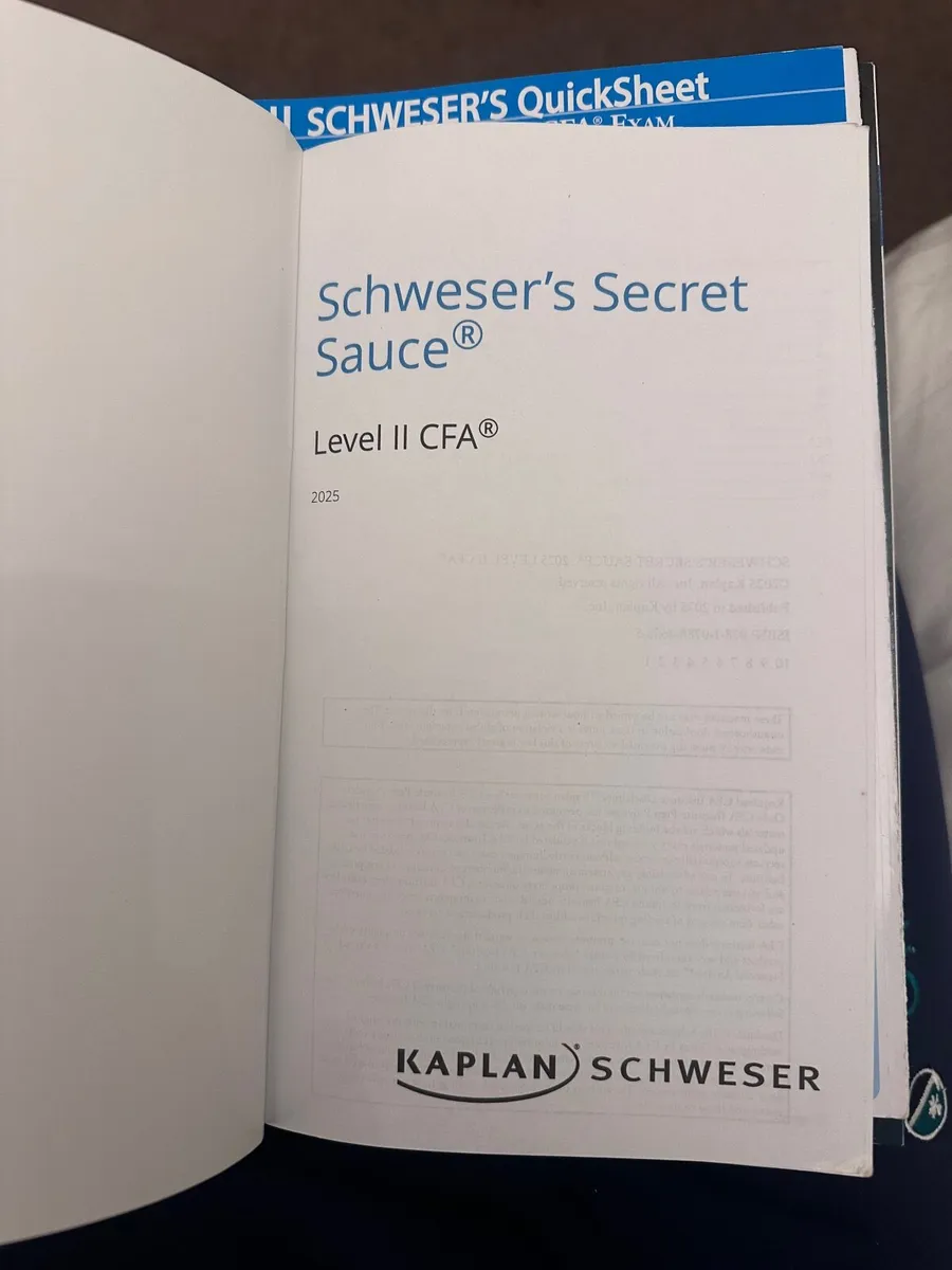 CFA 2025 Level 2 full book set - Image 3