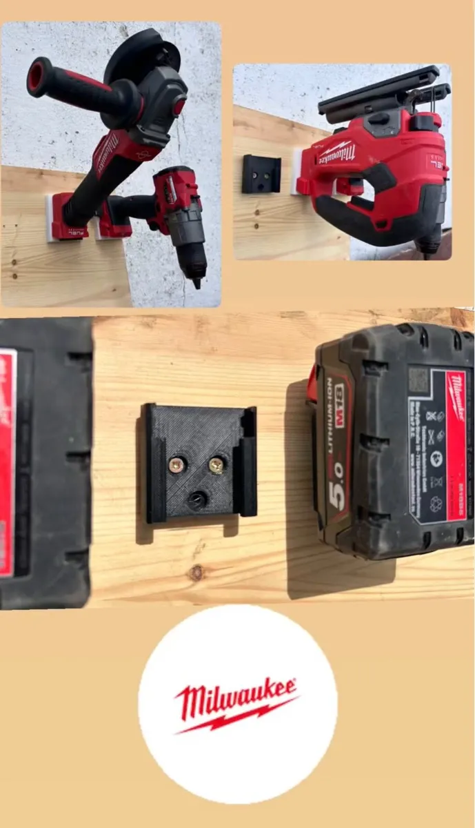 Milwaukee M18 Battery Holders - Image 1
