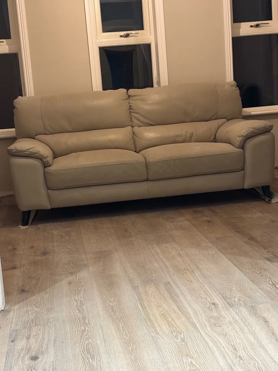 Ez living leather sofa - Image 1