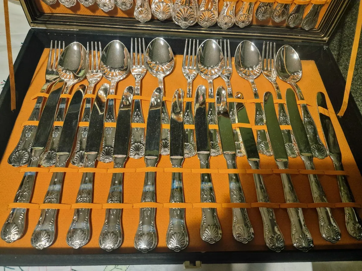 Kings pattern canteen of cutlery - Image 3