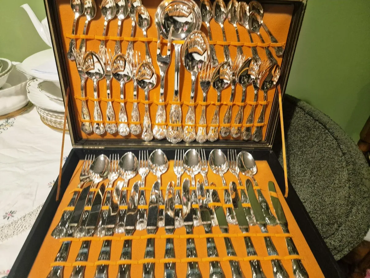 Kings pattern canteen of cutlery - Image 4