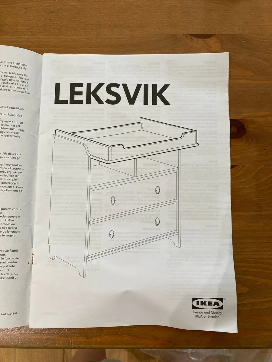 Ikea Leksvik Changing Table - Image 4