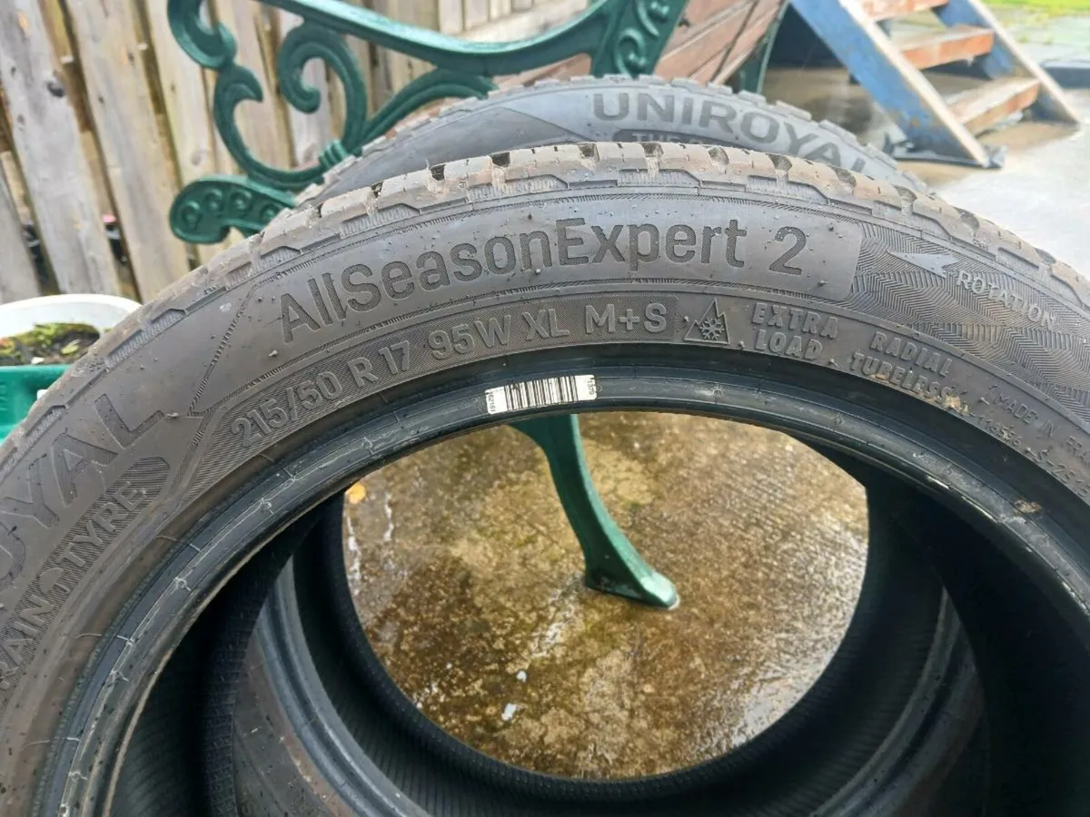 2 uniroyal tyres - Image 1