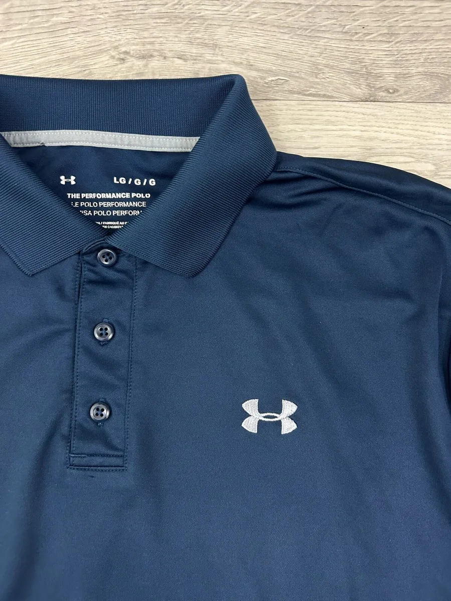 Under Armour Golf Polo Shirt Mens Large - Image 3