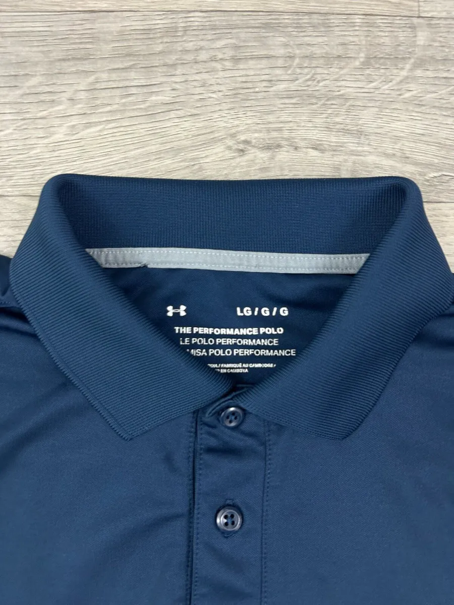 Under Armour Golf Polo Shirt Mens Large - Image 4