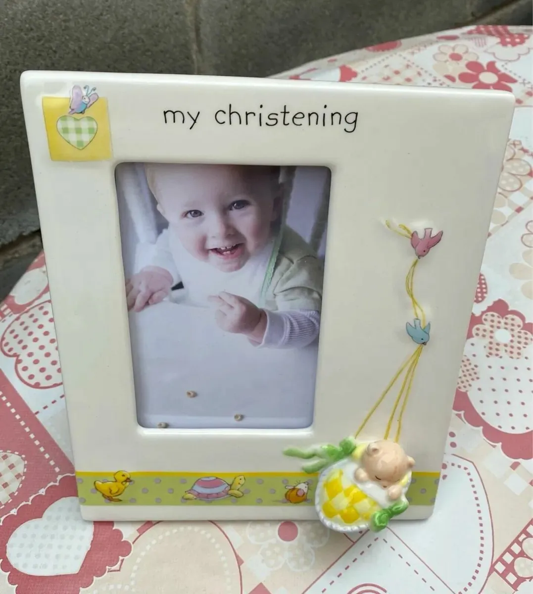 Brand New Aynsley Christening Photo Frame - Image 1