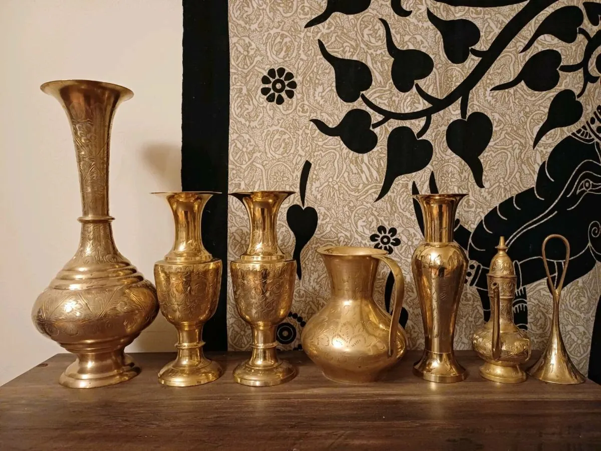 Collection of Indian brass