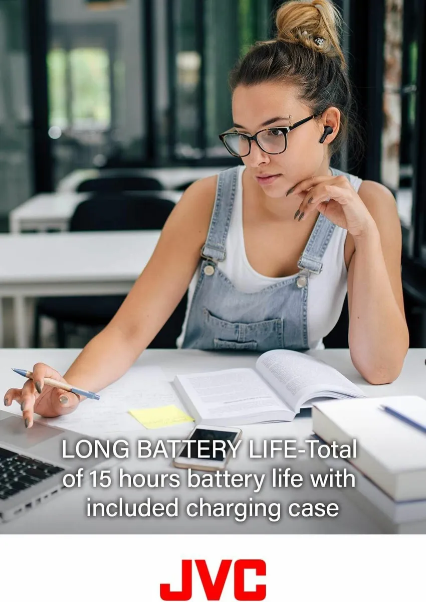 Jvc HA-A7T  Bluetooth Earphones - Black - Image 2