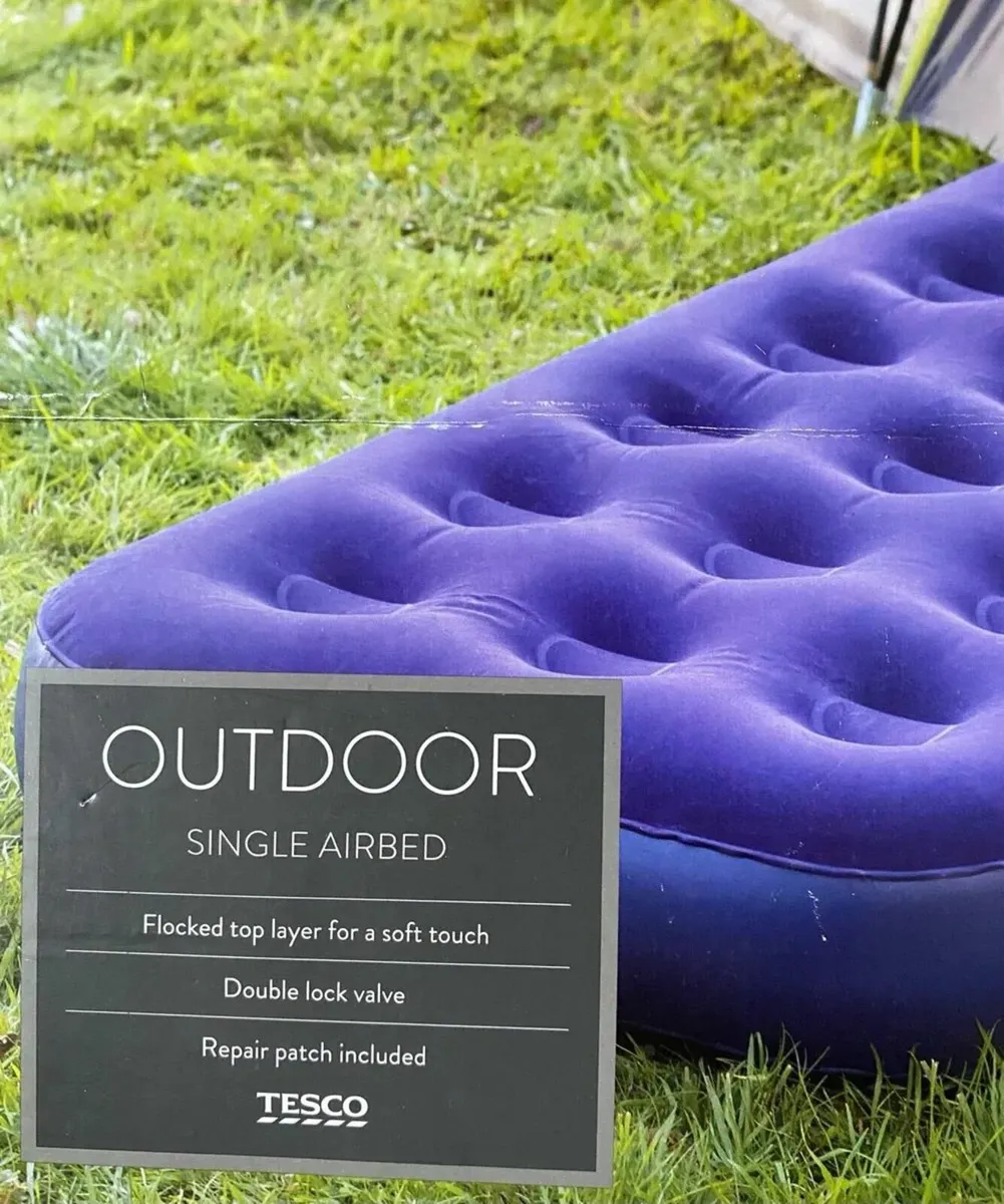BRAND NEW Outdoor Single Airbed - Image 2