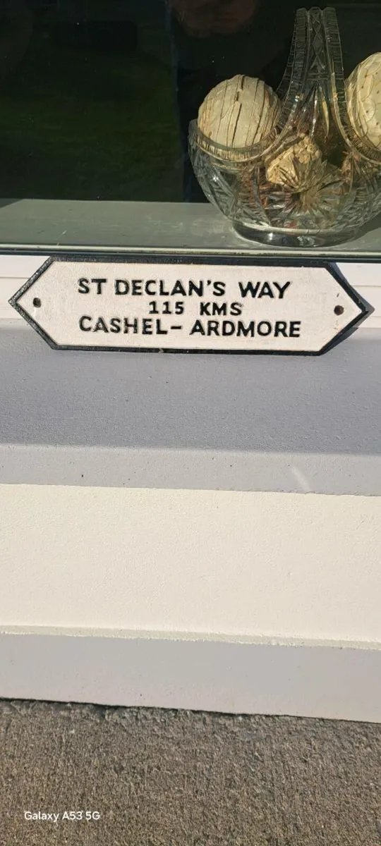 Ardmore  Cashal cast iron sign
