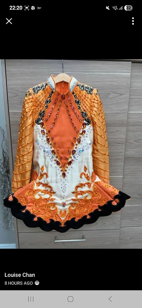 Irish dancing dress