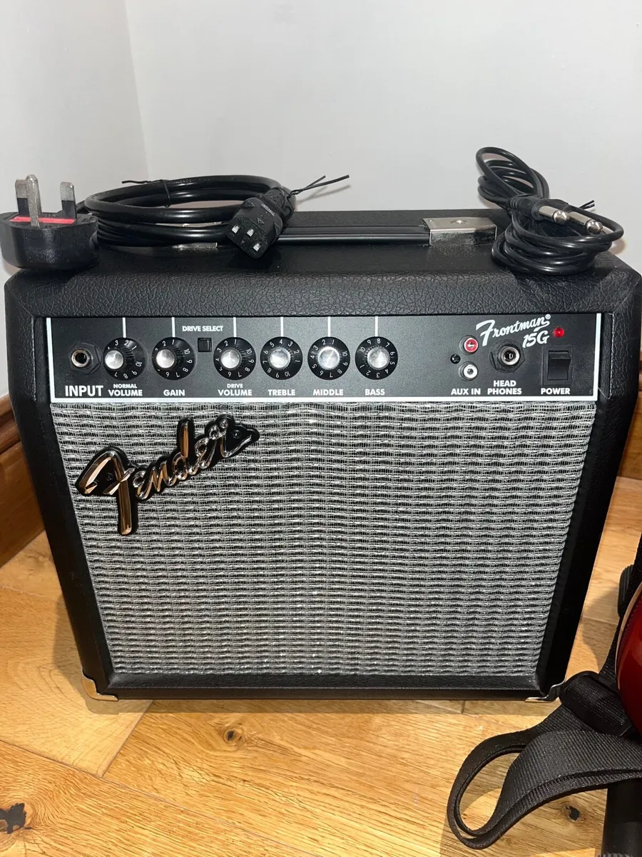 Fender Squier Affinity Strat Pack Candy Apple Red - Image 4