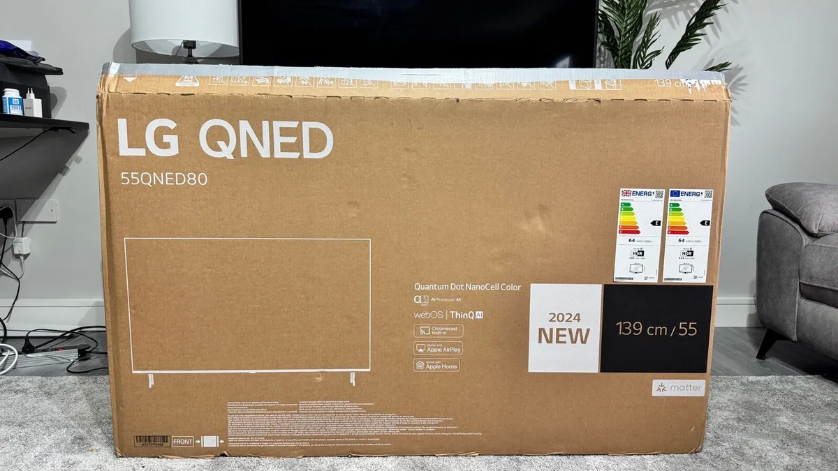 TV Moving box Cardboard - Image 1