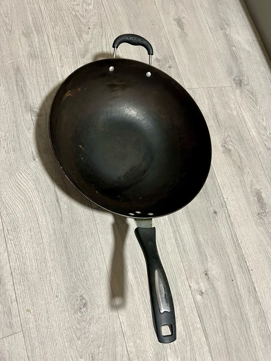Symple Stuff 32cm Big Wok With Helper Handle - Image 2
