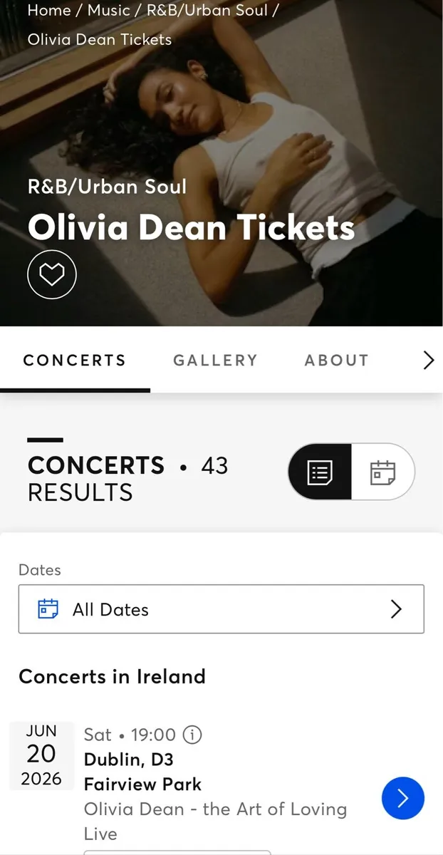Searching for 3 Olivia Dean tickets (HELP)