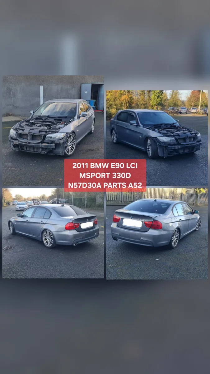 2011 BMW E90 LCI MSPORT 330D N57D30A PARTS A52 - Image 2