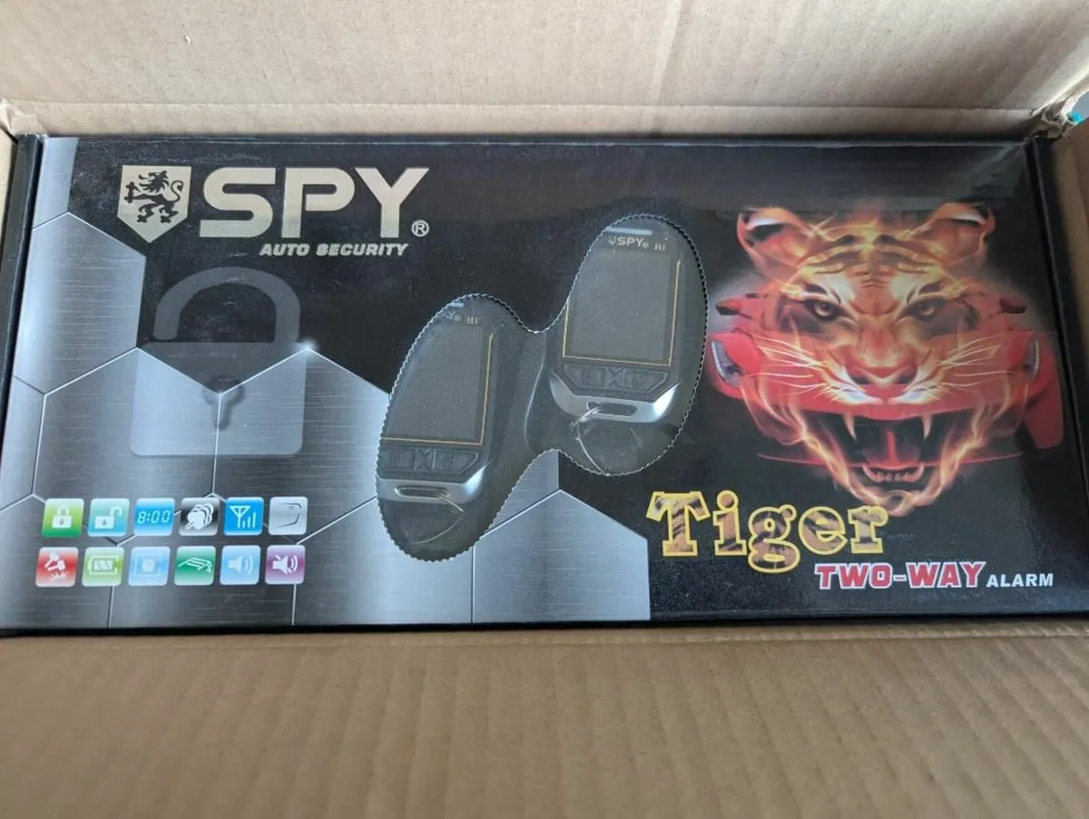 SPY Car Two Way Alarm System Full Set Immobilizer - Image 1