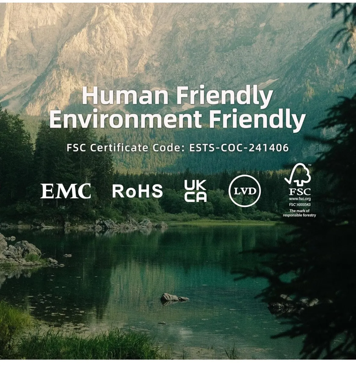 Electric Standing Desk with Drawers, 120x60cm Heig - Image 2