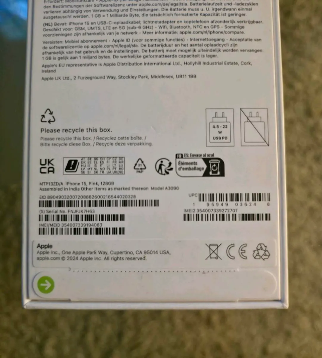 Apple Iphone 15 128GB - Image 2