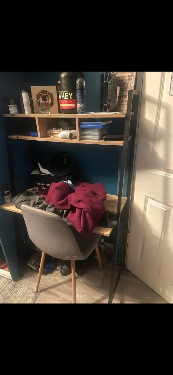 Desk and chair