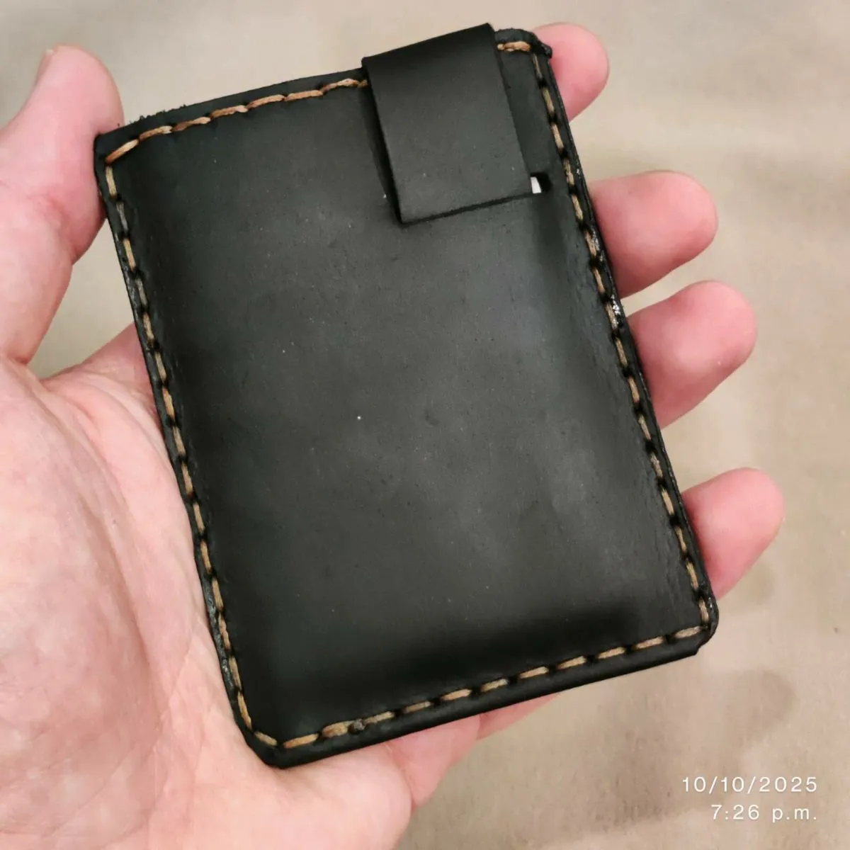 Cowhide leather wallet - Image 1