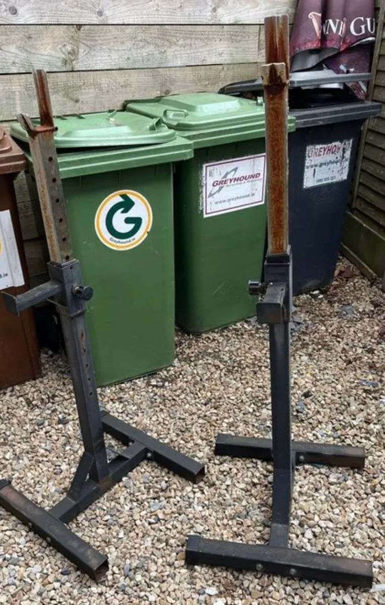 Old Olympic weight bench. - Image 4