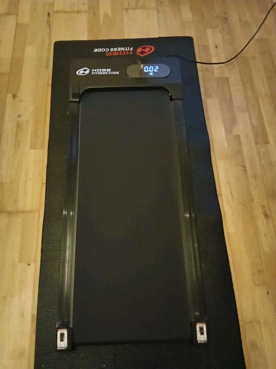 Home fitness treadmill & mat unwanted gift only200 - Image 3