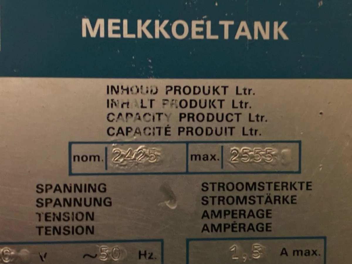 Milk tank 2550 litres - Image 4