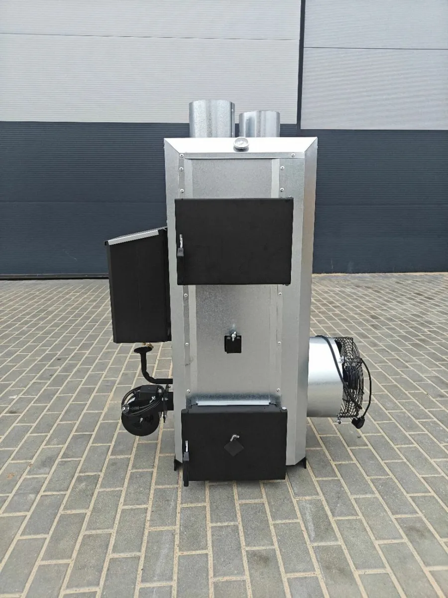 NG30 kw air heater (up to 400 m2) forused oil+wood - Image 1
