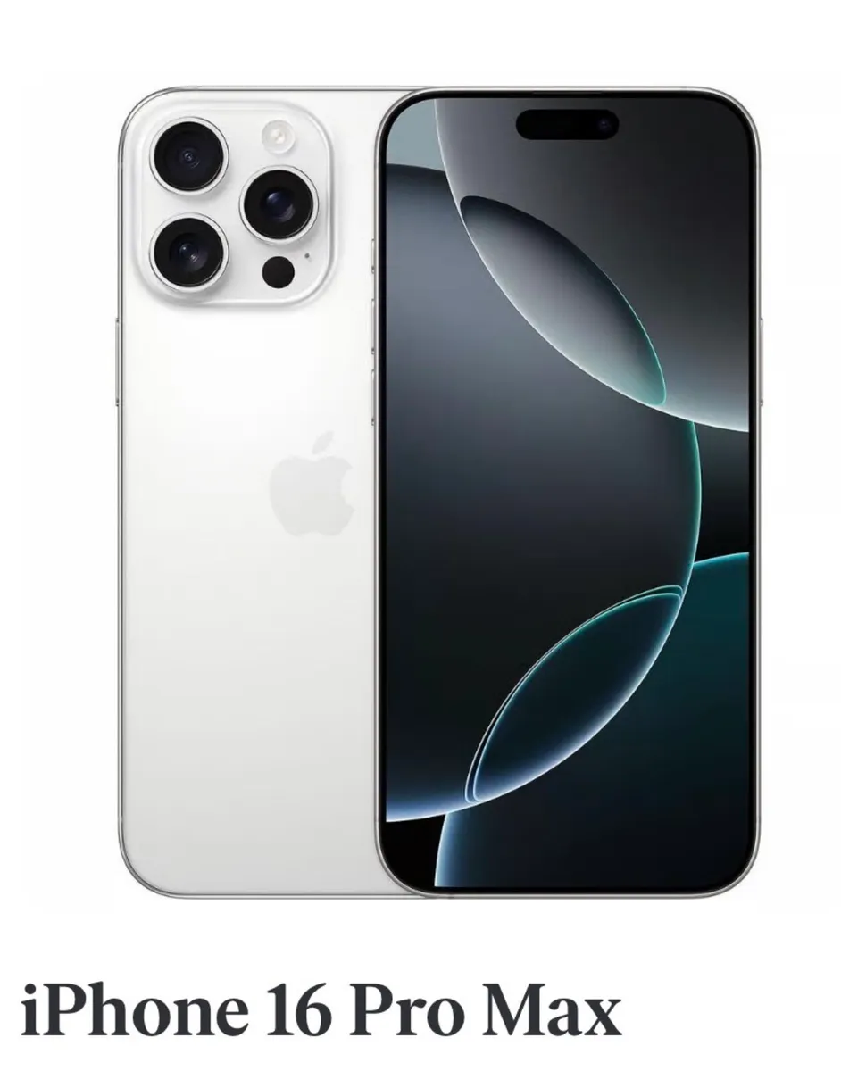 iPhone 16 Pro Max silver titanium